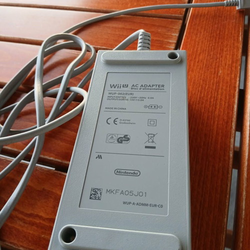 Nintendo Wii U power adapter new, genuine
