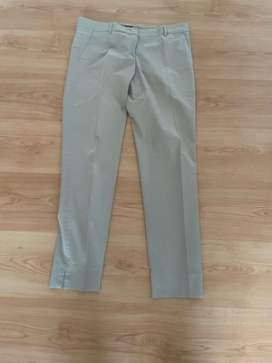 Trussardi pants like new, size M 38 10, gray with pockets and cuff opening