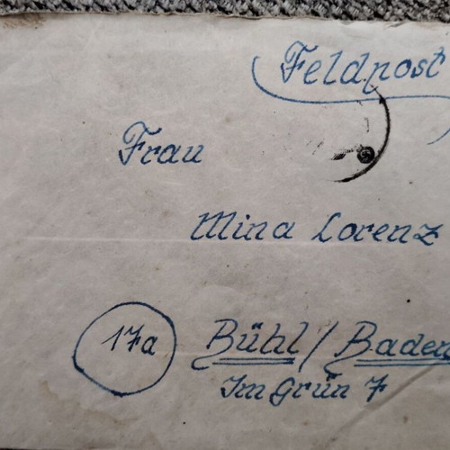 German Reich Feldpost envelopes WWII complete family archive