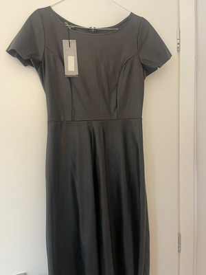 Leather dress new, black, sizes M and L