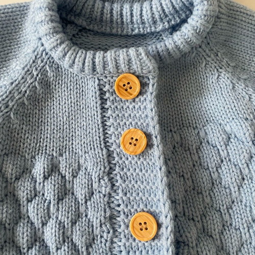 Baby winter set for newborn like new, knitted