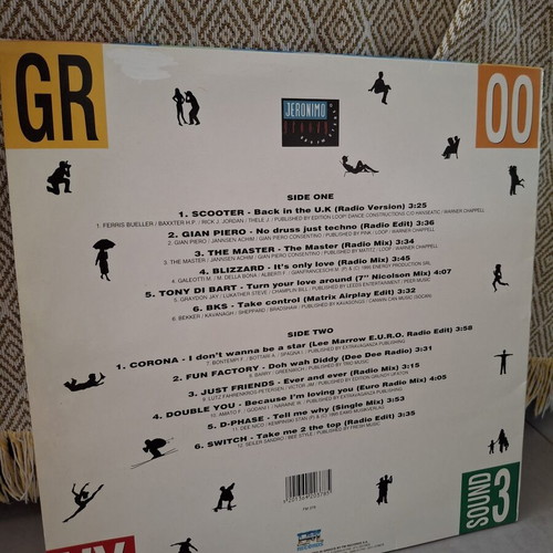 Jeronimo Groovy Sound 3 LP used, 90s Eurodance collection