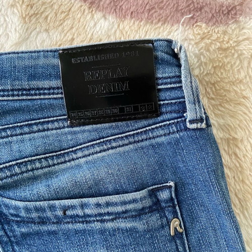 Τζιν παντελόνι Replay slim fit μεταχειρισμένο