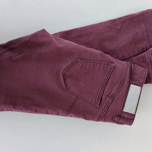 Calliope burgundy fitted pants like new, size S/M