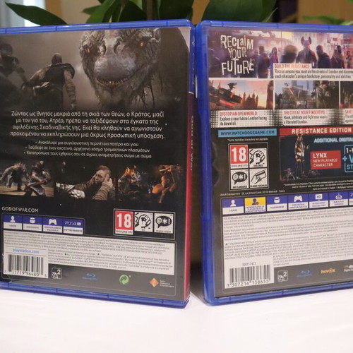 God of War and Watch Dogs Legion PS4 games