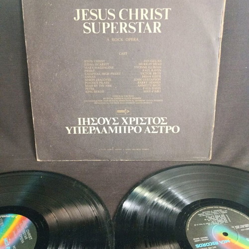 Jesus Christ Superstar soundtrack used vinyl with spine tear