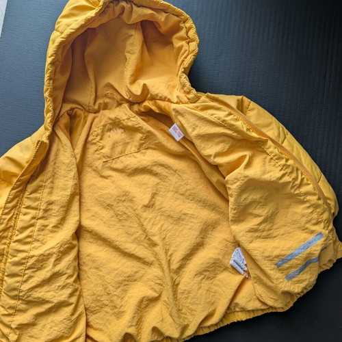 Zara baby jacket used, 12-18 months, bright yellow