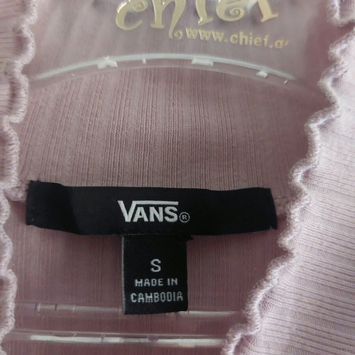 Pink Vans blouse size S like new
