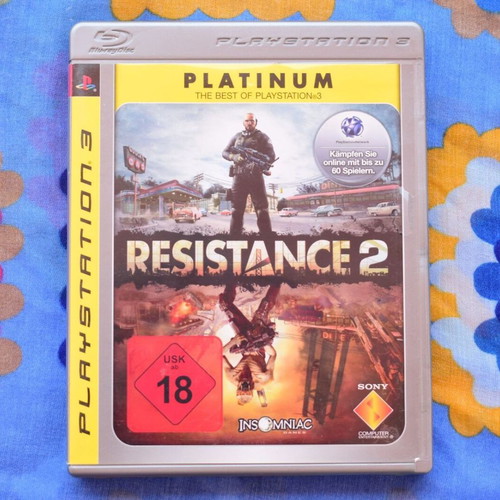 Resistance 2 PlayStation 3 game like new, action shooter