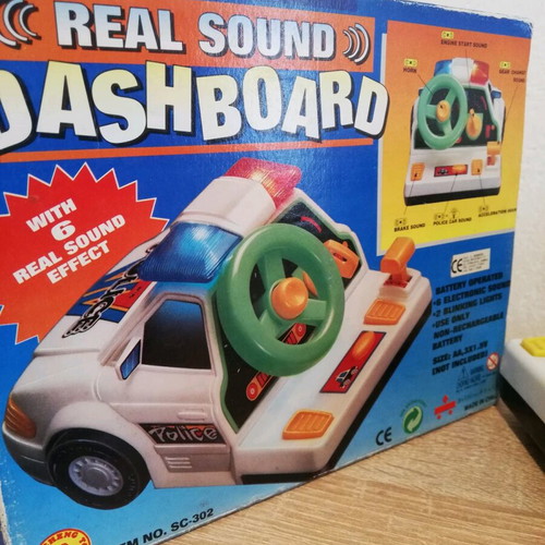 Real sound dashboard police cockpit unused