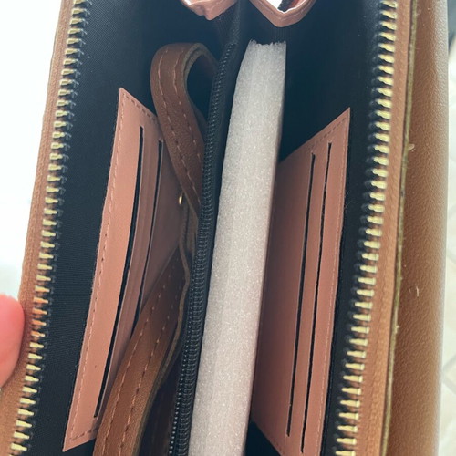 Wallet pouch brown new