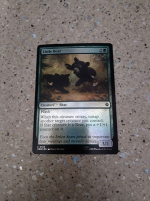 Magic the Gathering Little Bear foil κάρτα καινούργιο