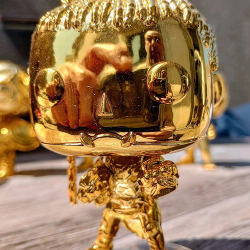 Funko Marvel gold edition used, set of 6