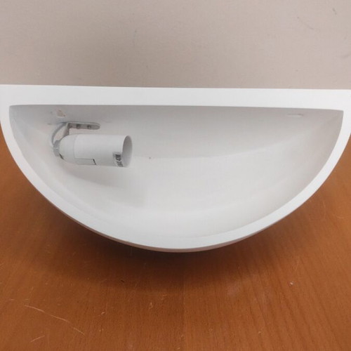 Gypsum single-light wall sconce white new
