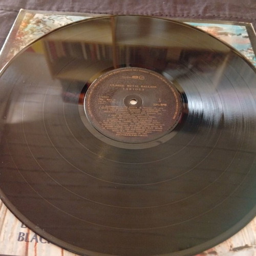 Classic Metal Ballads vinyl used, double Greek rock collection