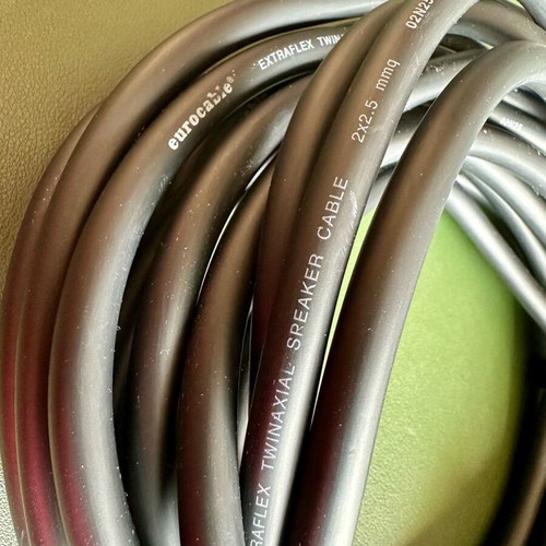 Eurocable Extraflex Twinaxial Speaker Cable 10 meters used with Proel plugs