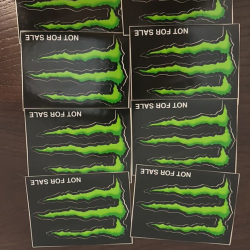 Monster stickers very rare, like new