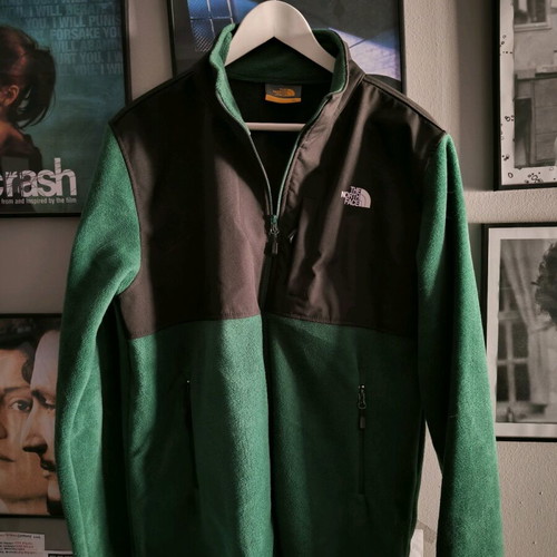 The North Face jacket-fleece like new, green, XXL