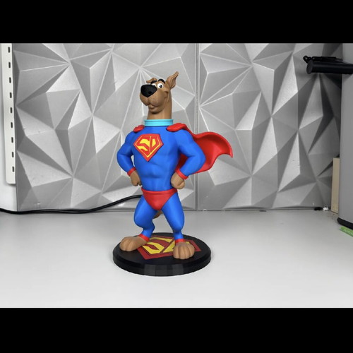 SuperDoo Scooby x Superman figure 30cm new