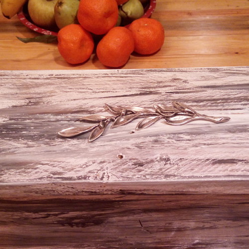 Handmade small furniture chests with varnish and decoration