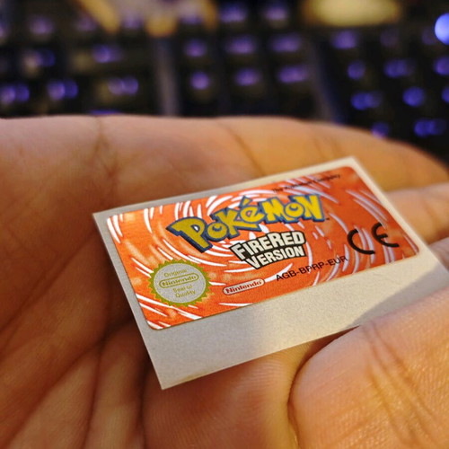 Pokémon Fire Red sticker new
