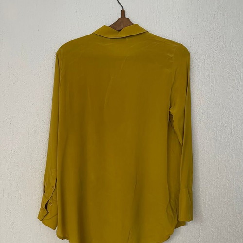 Silk shirt Gestuz size L like new, yellow
