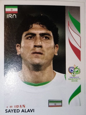 Sayed Alavi Iran Panini FIFA World Cup 2006 sticker