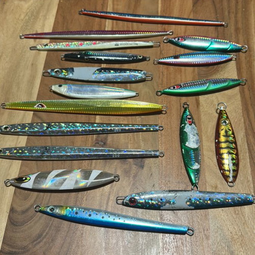 Slow jigging fishing lures 135-250g, Shimano Butterfly, Shout Stay, Maxel Dragon Fly