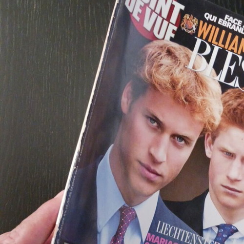Point de Vue Royal Magazine William & Harry February 2003