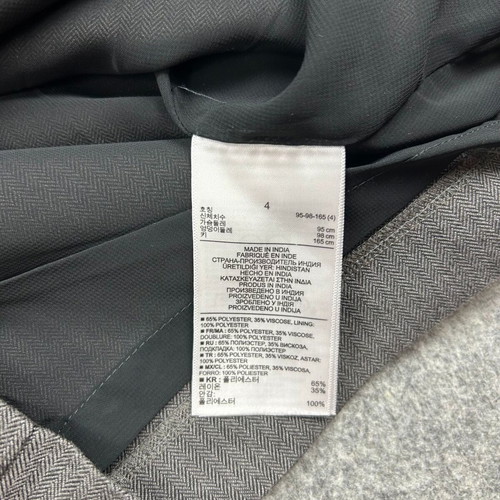 Gap sleeveless dress gray with back zipper size 36 EU like new