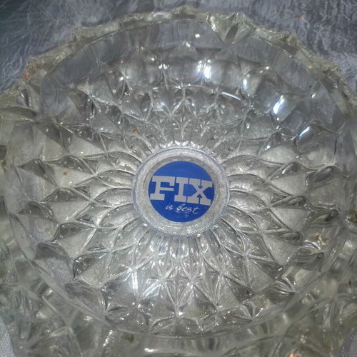 Vintage Fix advertising ashtrays pair like new
