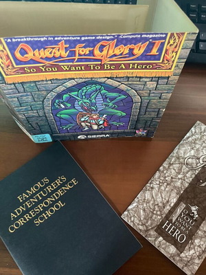 Quest For Glory Big Box μεταχειρισμένο, αγγλικό, 3.5" VGA έκδοση για PC