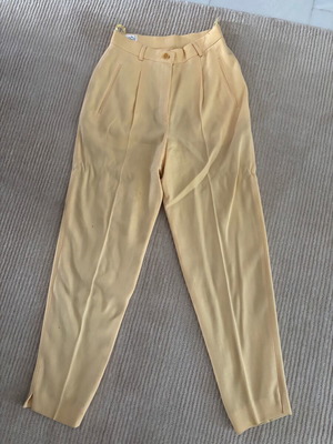 Laurel wool pants vintage (80s) used, yellow butter color