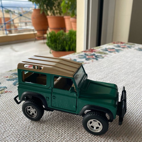 Vintage collectible metal Land Rover 4x4 jeep like new