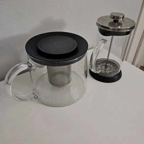 Set of French press and tea pot like new