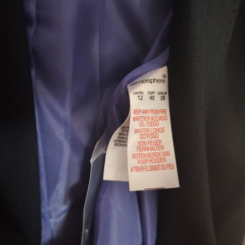Atmosphere blue women's blazer jacket, new