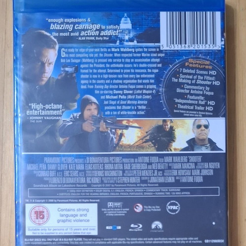 Shooter Blu-ray movie with English subtitles