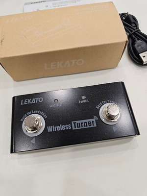 LEKATO Wireless Page Turner Pedal νέο, Bluetooth foot controller για μουσικούς