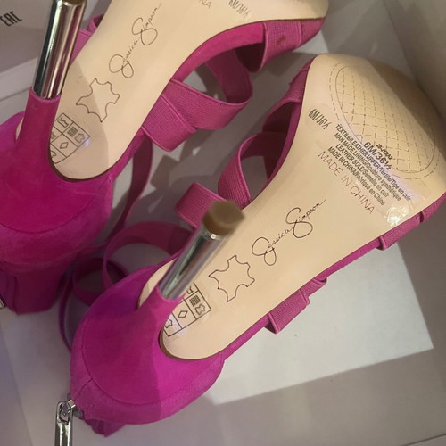 Jessica Simpson sandals new, size 36 1/2, pink