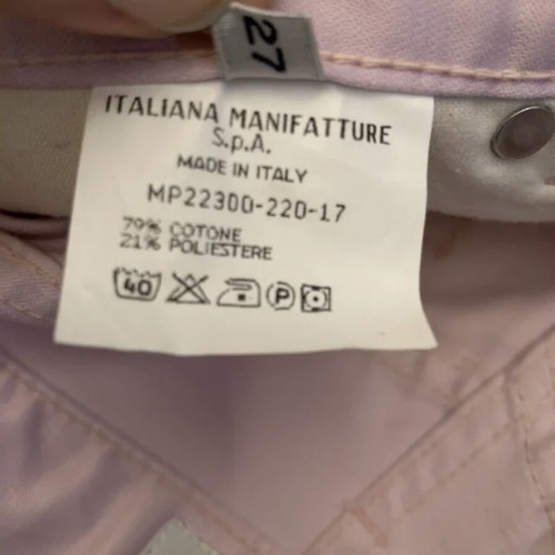 Valentino slim fit pants size S pink like new