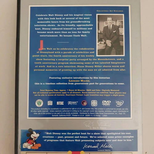 Walt Disney collectible DVD like new