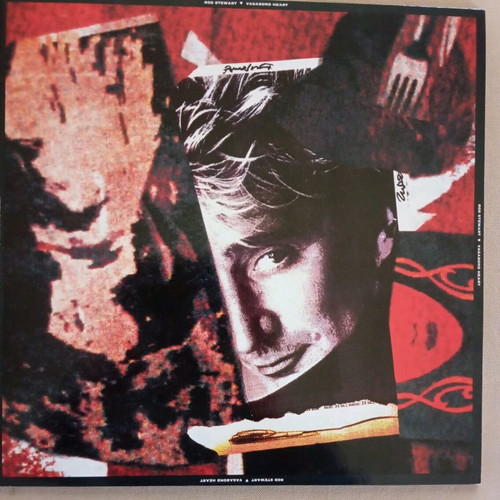 Rod Stewart Vagabond Heart vinyl like new, printed in Germany