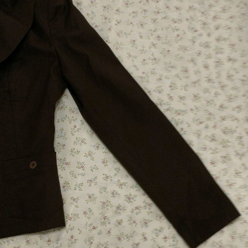 Rebecca Blu brown glossy jacket like new, XS