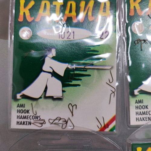 Японски куки Katana нови, комплект от 5, номер 22
