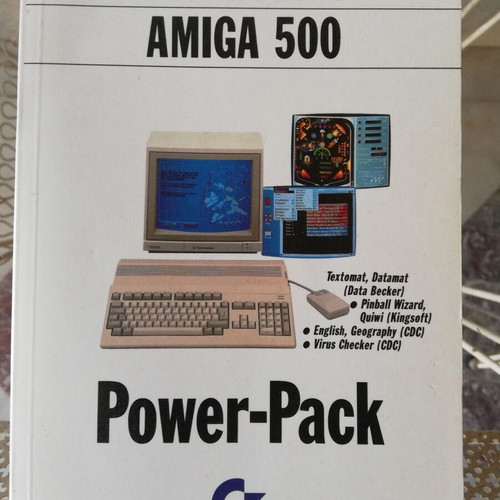 Amiga 500 Power-Pack book like new, in German