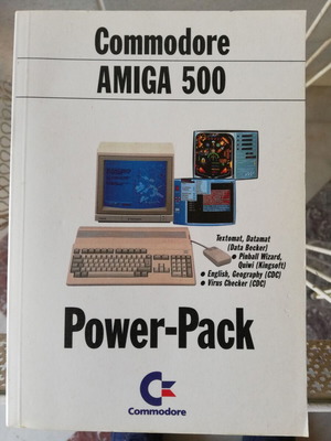 Amiga 500 Power-Pack book like new, in German