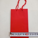 Paper bags small plain red packaging new