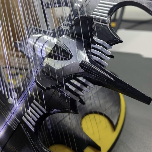Batman Batwing & Cowl Diorama decorative art