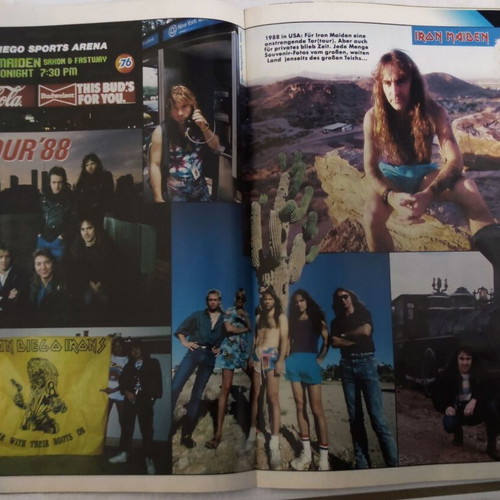 Metal Attack Iron Maiden Magazine used German edition 05/90 special