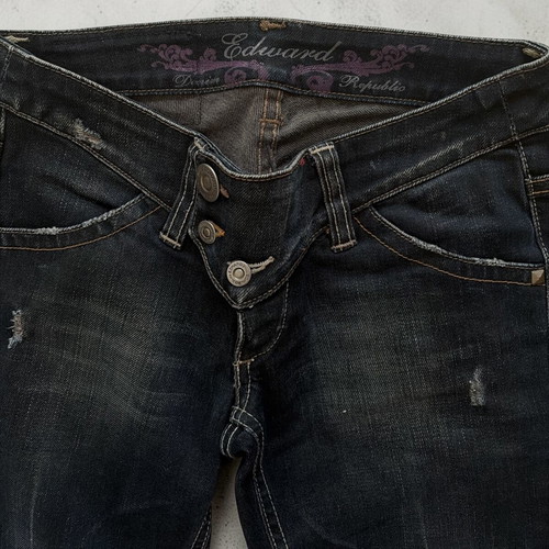 Edward Jeans Beverly skinny jeans used, dark blue, size 36